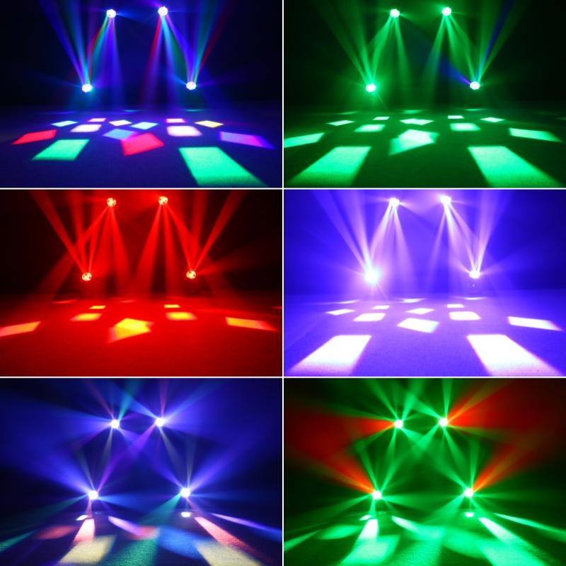 Mini 7x40W Full Colors RGBW 4in1 Bee Eye LED Moving Head Light DMX Stage Wash/Beam /Zoom Effect Disco Party Lamp