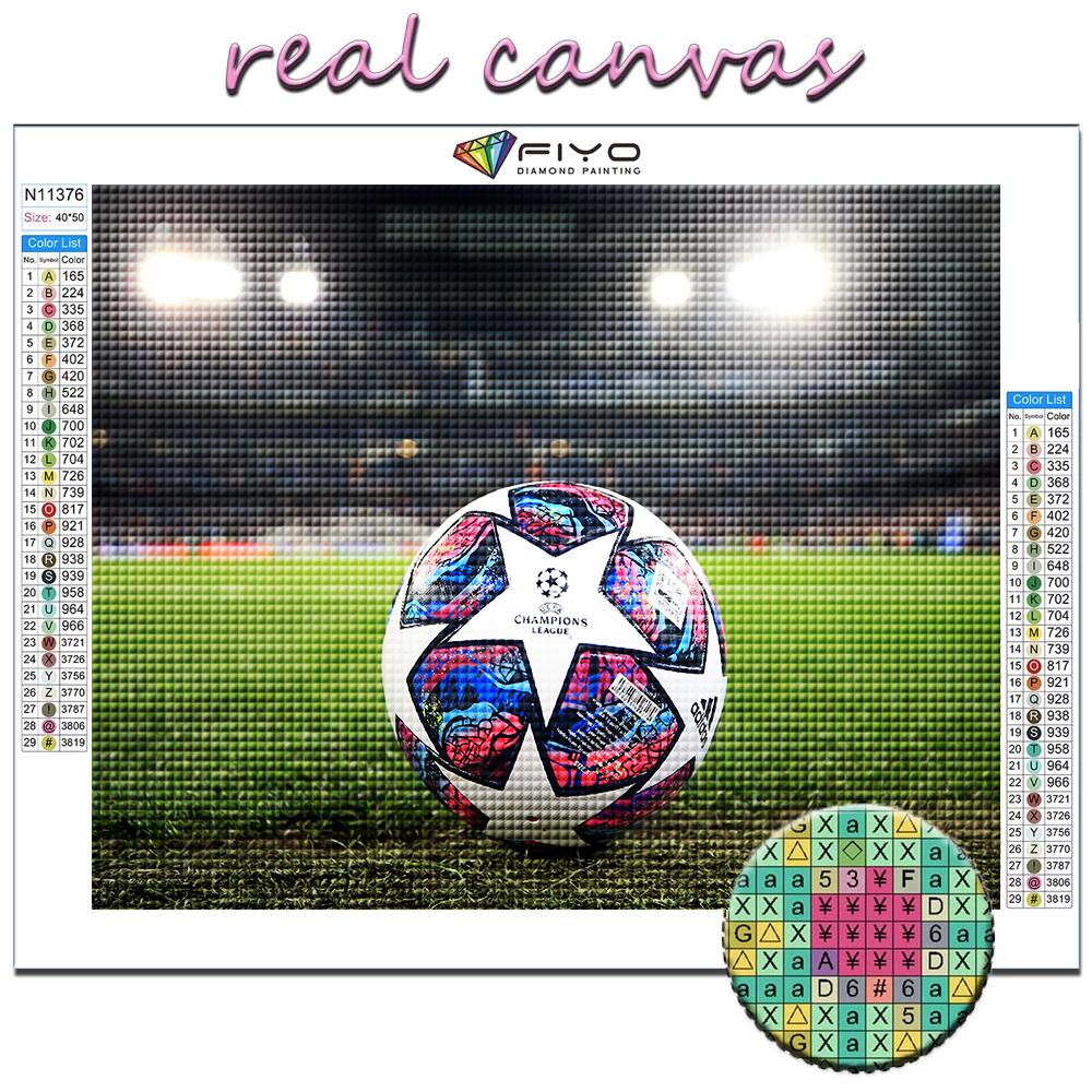 5D Diamond Painting Soccer Sports DIY Diamond Embroidery Rhinestone Home Decoration