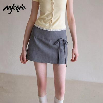 MJ STYLE Women's High-Waisted A-Line Mini Skirt