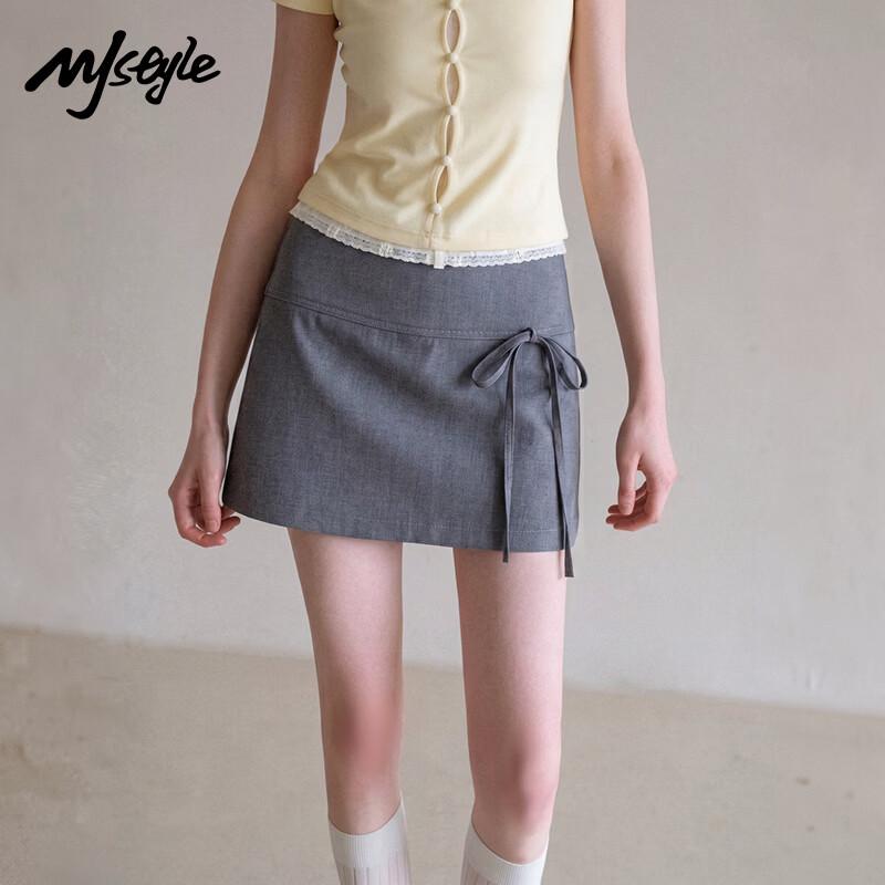 MJ STYLE Women s High-Waisted A-Line Mini Skirt XL