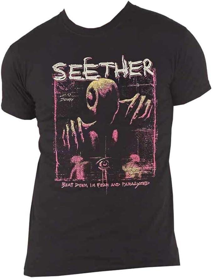 Винтажная футболка унисекс Seether Band Concert S-235XL 9D386 S