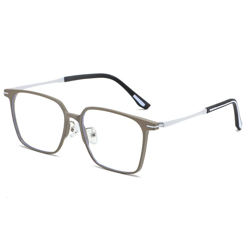 Ultra-light Square Frame Stylish Business Casual Eyeglass Frame For Men With Anti-blue Light Protection Mh9051