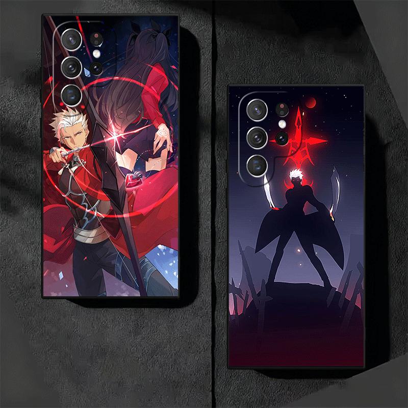 Fate Zero Stay Night Archer Soft Phone Case for Samsung Galaxy S26 S25 Edge S24 Ultra S23 Plus S22 S21 FE S20 Black Cover Back S