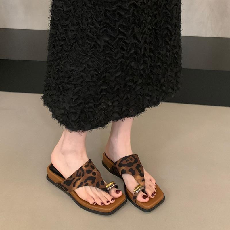 Fashion Bailamos 2025 Summer Women Slipper Ladies Slip On Flip Flop Low Wedge Heel Outdoor Dress Slides Beach Shoes Mujer