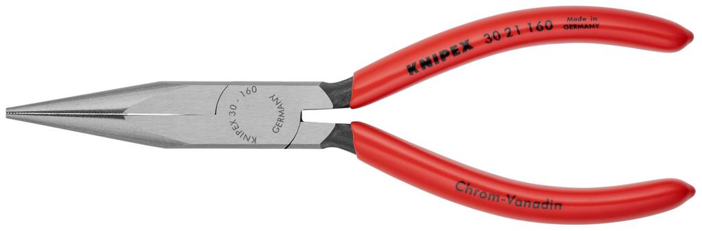Knipex 3021160 Long Nose Pliers with Half Round Inch by Knipex Tips, 6.25