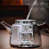 High-Temperature Resistant Glass Teapot with Large Capacity for Electric Stove and Fireplace Use