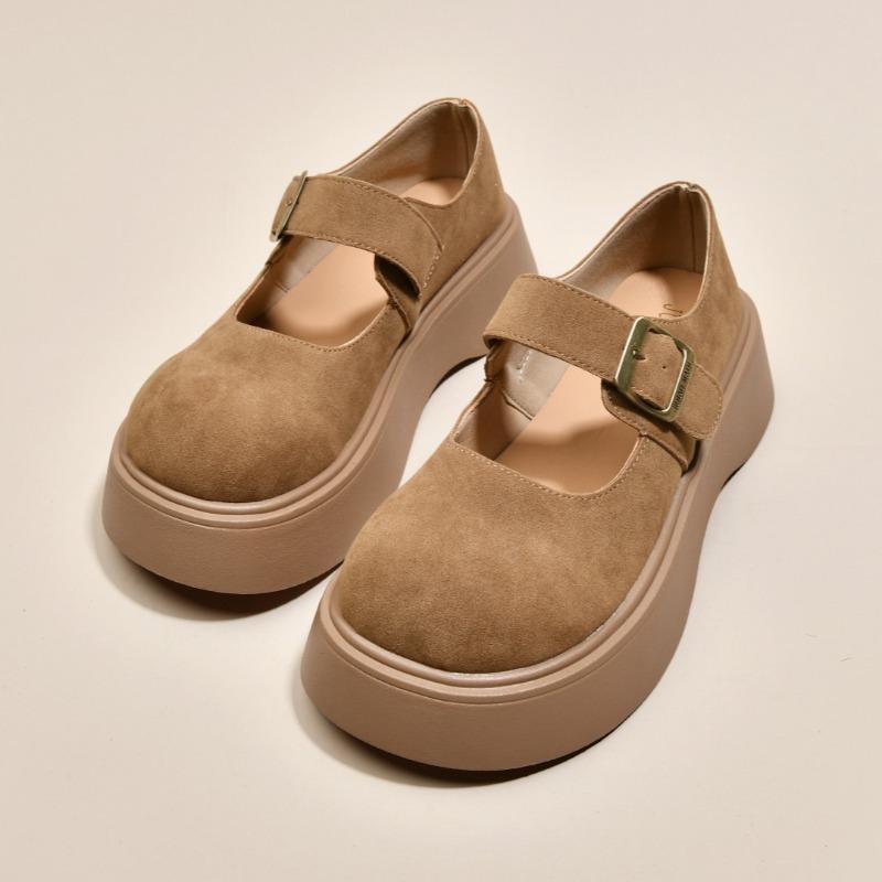 

Модный дизайнер Платформа Женская обувь Замшевые Уютные Лоферы Обувь 2025 Новые Повседневные Кроссовки Модные Сандалии с Пряжкой Летние Сандалии для Ходьбы 35