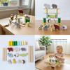 Wooden Animal Balance Stacking Blocks For Kids Educational Parent Child Play