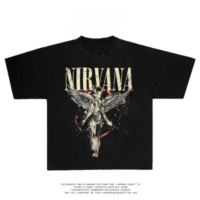 Summer 2025 Print Vintage Look Cool Vintage Street Men's High Quality Fashion Short-sleeved T-shirt