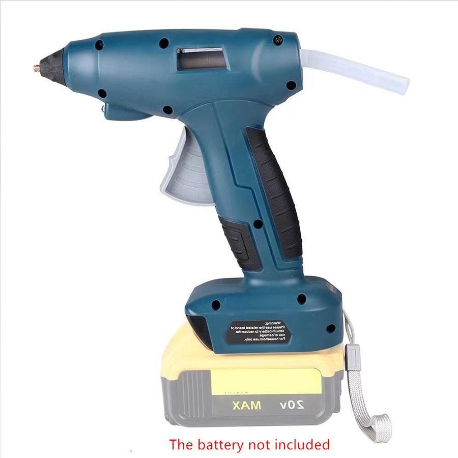 60W Wireless Hot Melt Glue Gun w/Sticker for Makita 14.4V  18V  20V Battery Arts Craft DIY Tools