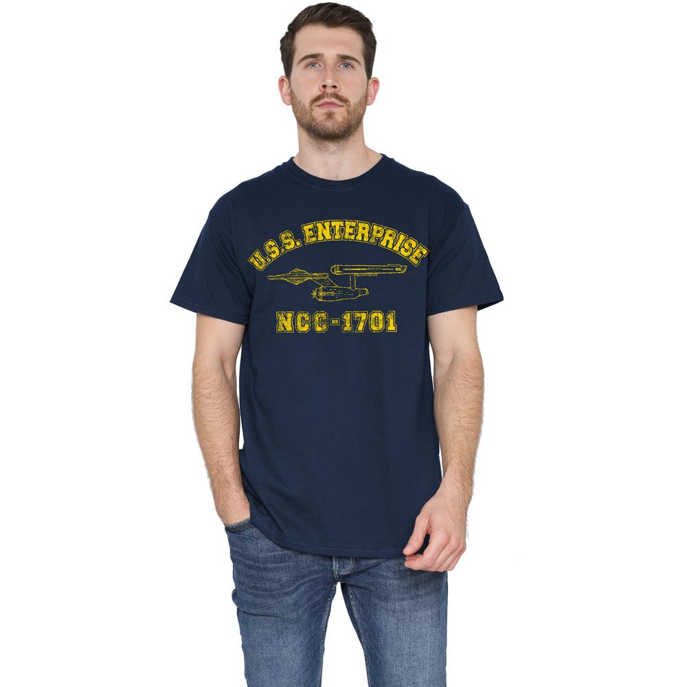 Star Trek Mens Enterprise Athletic T-Shirt