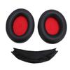 Ear Pads Headband Cushion Kit Fit for 1MORE SonoFlow Headphone High Density Memory Foam Protein Leather Headband Pad