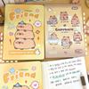 Portable Capybara Notebook A5 Hand Account Book Cute Capybara Memo Pad  Back To School Supplies