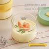 Microwaveable Borosilicate Glass Baby Food Lunch Box & Freshness Bowl for Cold Storage & Steaming, Sealed for Freshness.