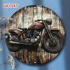 Letrero Metálico Vintage Lata Motocicleta Retro Garaje Decoración Pared Cueva del Hombre Bar