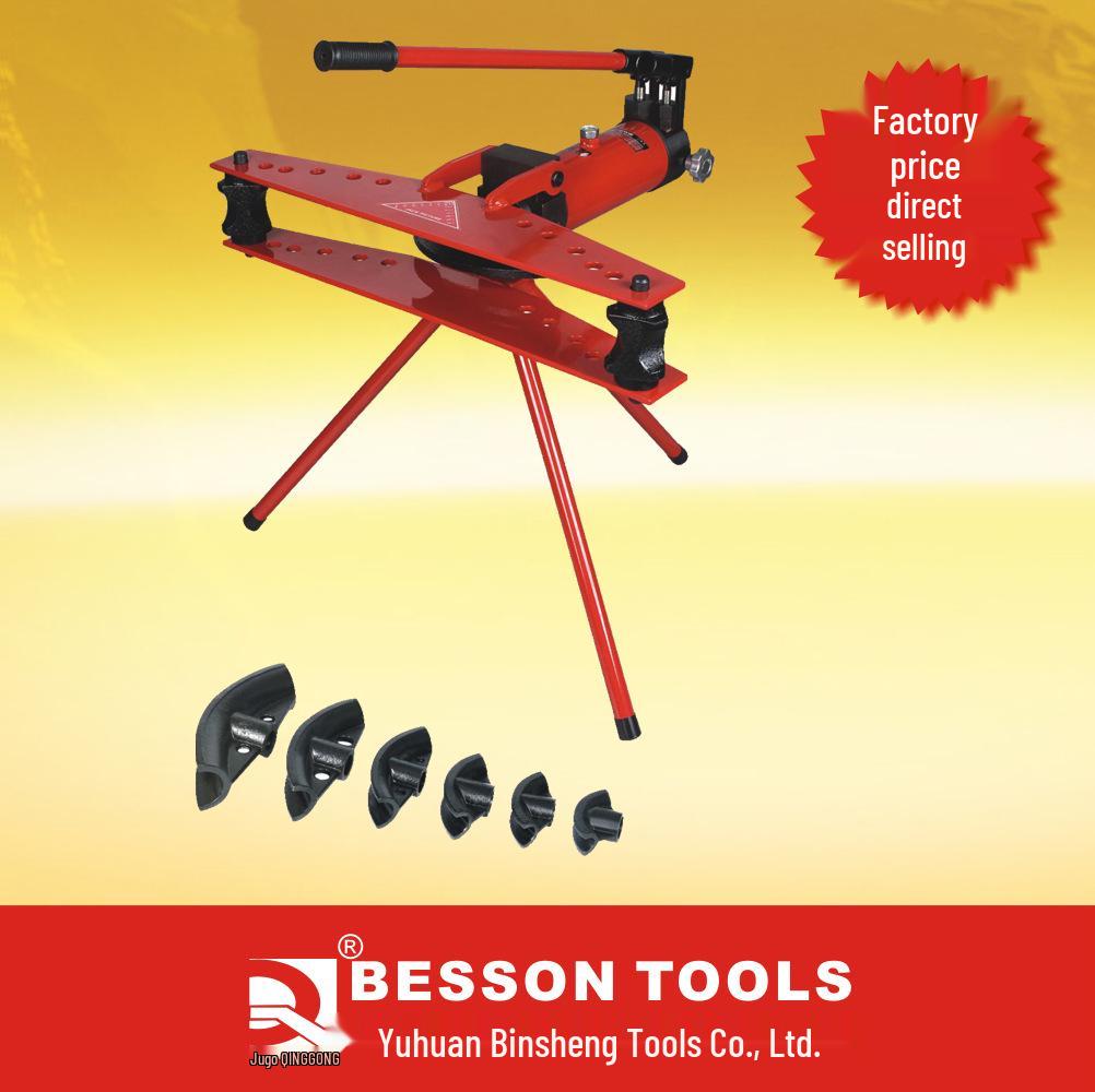 SWG Manual Hydraulic Pipe Bender for 1-4 Inch Steel, Iron, Galvanized Pipes