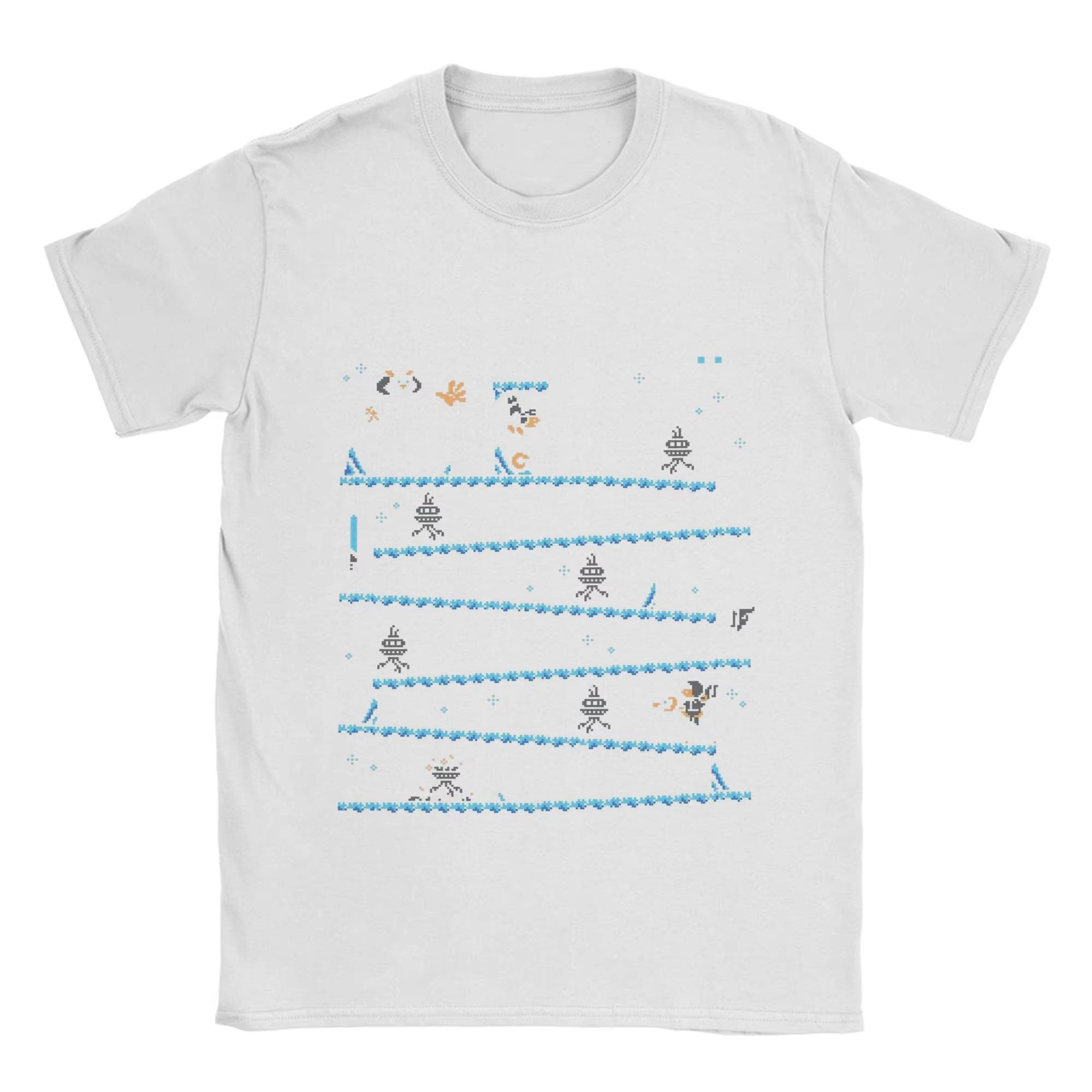 

2025 Забавная футболка Donkey Kong Пляжная Модная Крутая Футболки Мужская Хлопок Круглый Вырез Одежда Большого Размера Короткий Рукав Винтажная Футболка 4XL