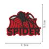 Red Cartoon Spider Decorative Embroidered Patch for Clothing