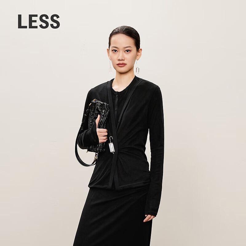 LESS 2024 Autumn Slim Fit Long Sleeve T-Shirt M