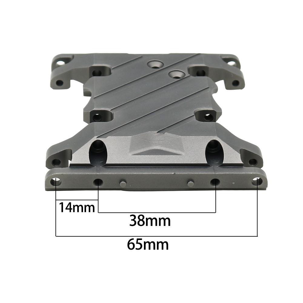 BDXRC Metal Chassis Gearbox Mount Transmission Holder for 1/10 RC Crawler Axial SCX10 II 90046 90047 90075