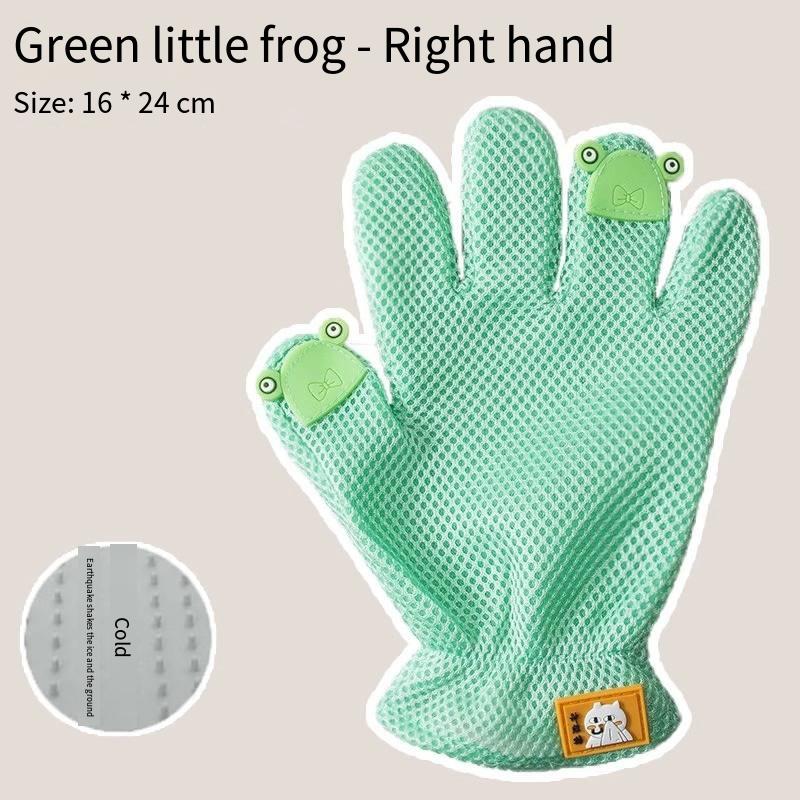 Silicone Pet Grooming Glove CatDog Hair Remover Brush Gentle MassageComb EfficientFloating Hair Removal Bathing Tool PetSupplies