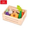 Wooden Kitchen Play Set With Fruits Vegetables Seafood And Desserts For Early Education Kids