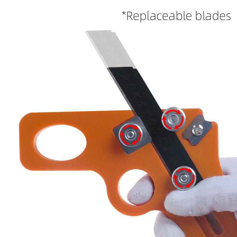 Woodworking Edge Corner Planer Edge Banding Arc Trimming Blade for Scraper Board PVC Binding Edge Trimmer Deburring Tool