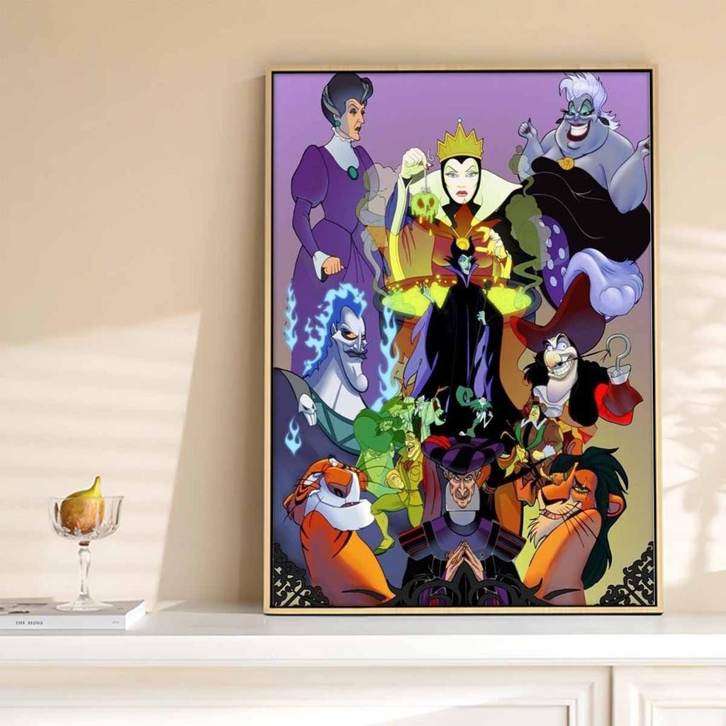 5D Diy Diamond Painting All Kinds of Villain Characters Full Drill Rhinestones Mosaic Embroidery Handmade Products Home Decor Gift
