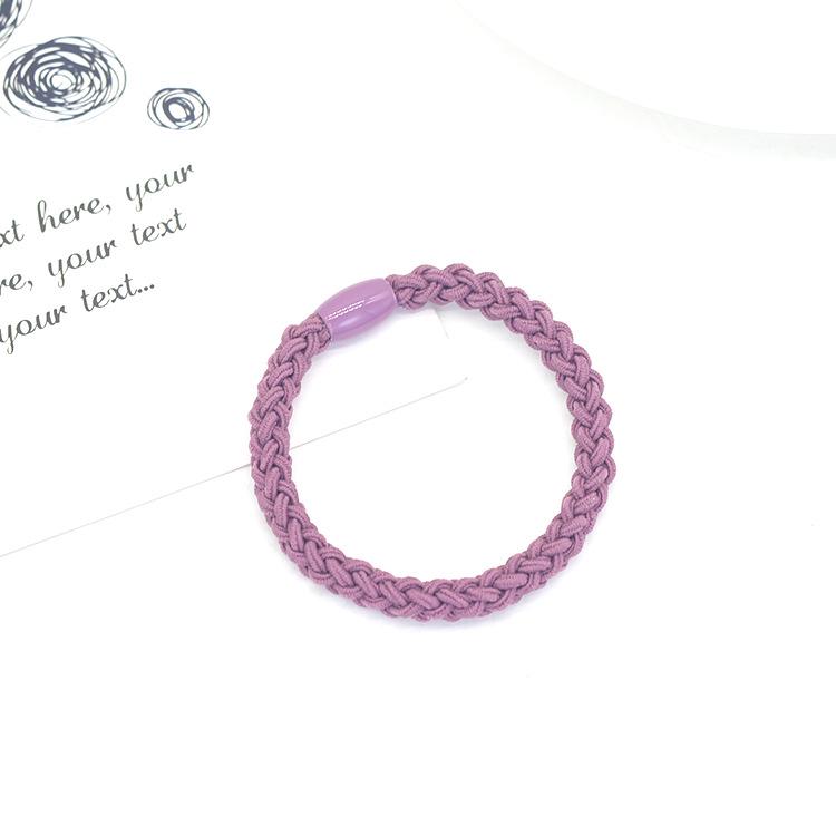 Korean Handmade Knitted Hair Scrunchies: High Elasticity, Braided Style Hair Ties.