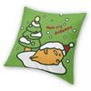 Christmas Gudetama The Lazy Egg Pillowcase Printing Polyester Cushion Cover Decorations Pillow Case Cover Chair Zippered 18''