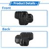 UXCELL No.1210224020 Engine Oil Pan Oil Pan Sump Transmission Oil Pan for Toyota RAV4 2019-2023 Aluminum Alloy Black