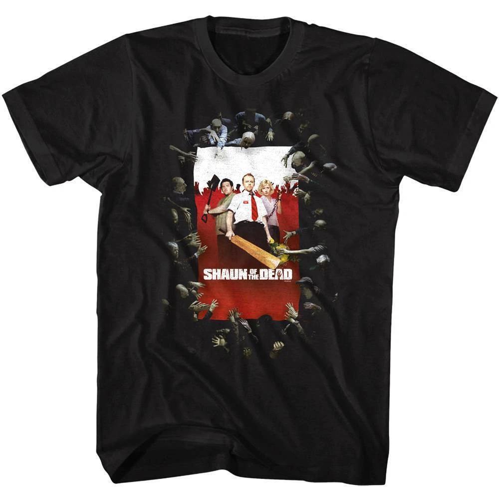 Shaun of the Dead Zombie Attack Men s T Shirt 2XL