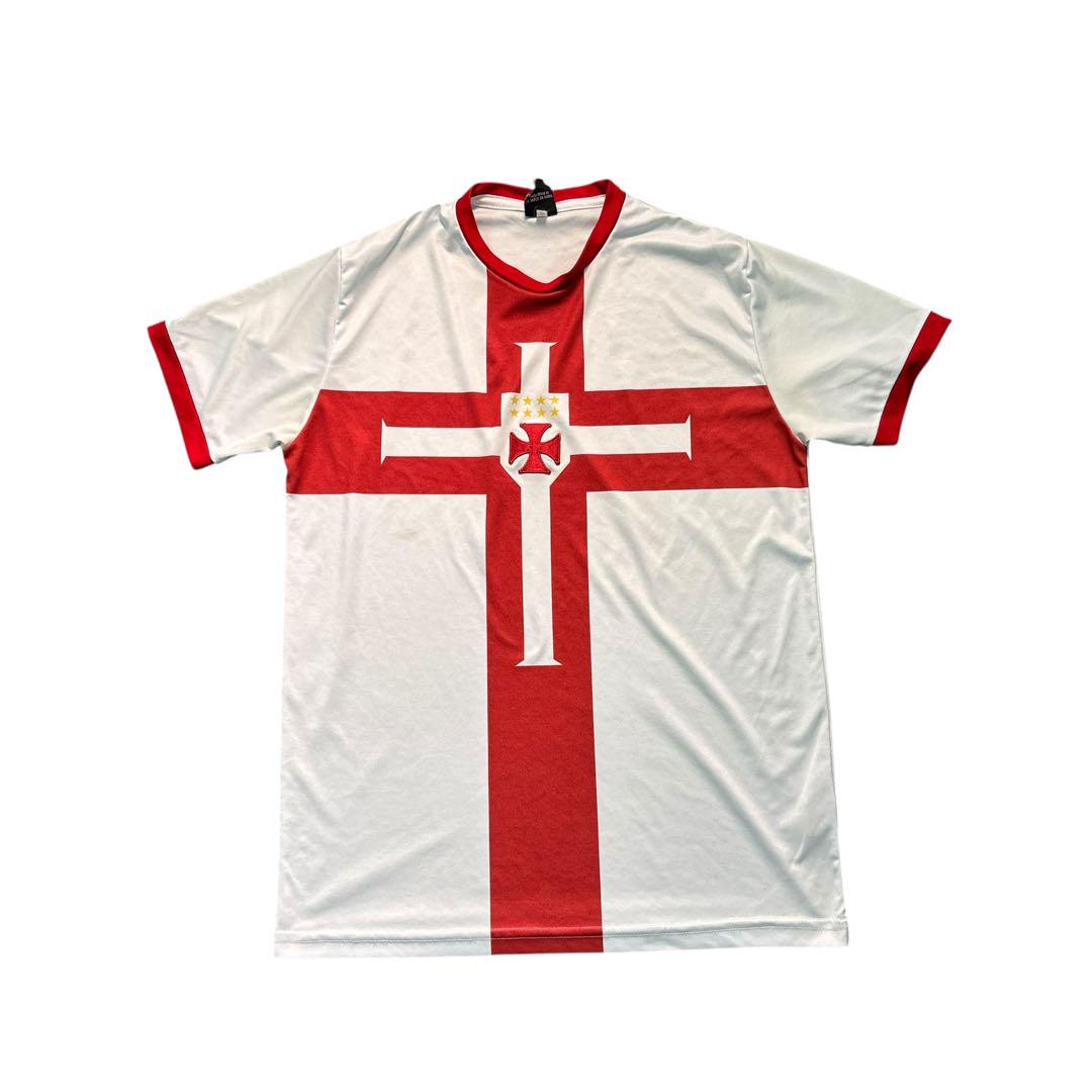 

[USED] 7SM1 Vasco Cross game shirt, embroidered, used Vasco da Gama clothing