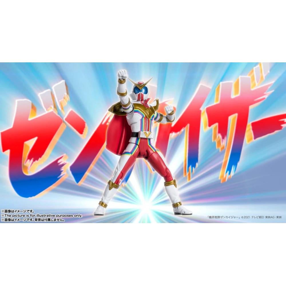 SHFiguarts Kikai Sentai Zenkaiger Zenkaiser přibližně 145 mm pohyblivá figurka z PVC/ABS lakovaného materiálu