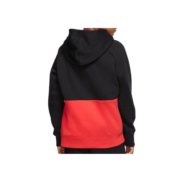 Nike Hoodie With Patchwork Design And Logo Print Kids Hoodies CJ7842-011