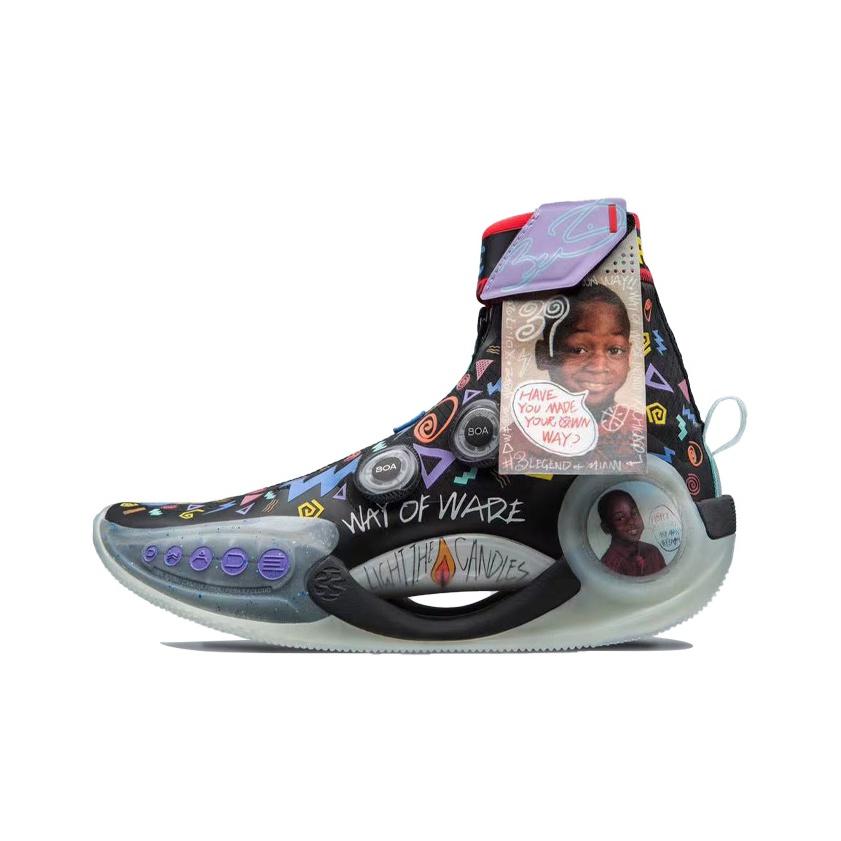 

Мужские кроссовки Li-Ning Way of Wade 9 Infinity Moment, черные, фиолетовые, красные ABER003-5 41⅔