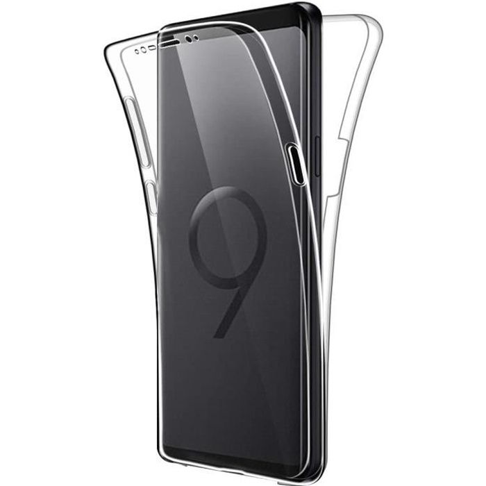 Coque - LittleMonkey - Samsung Galaxy S9 - Protection intégrale 360° - Silicone - Transparent