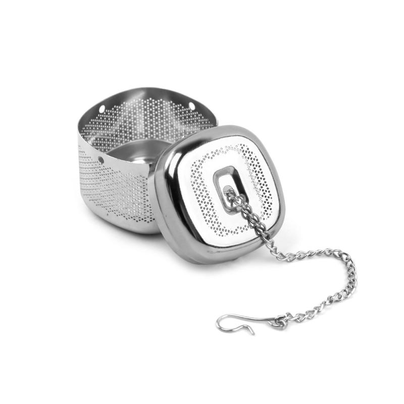 Stainless Steel Tea Infuser Ball Square Tea Leakage Filter Tea Ware Tea Filter Extra Fine Mesh Loose Tea Steeper Mesh Filter