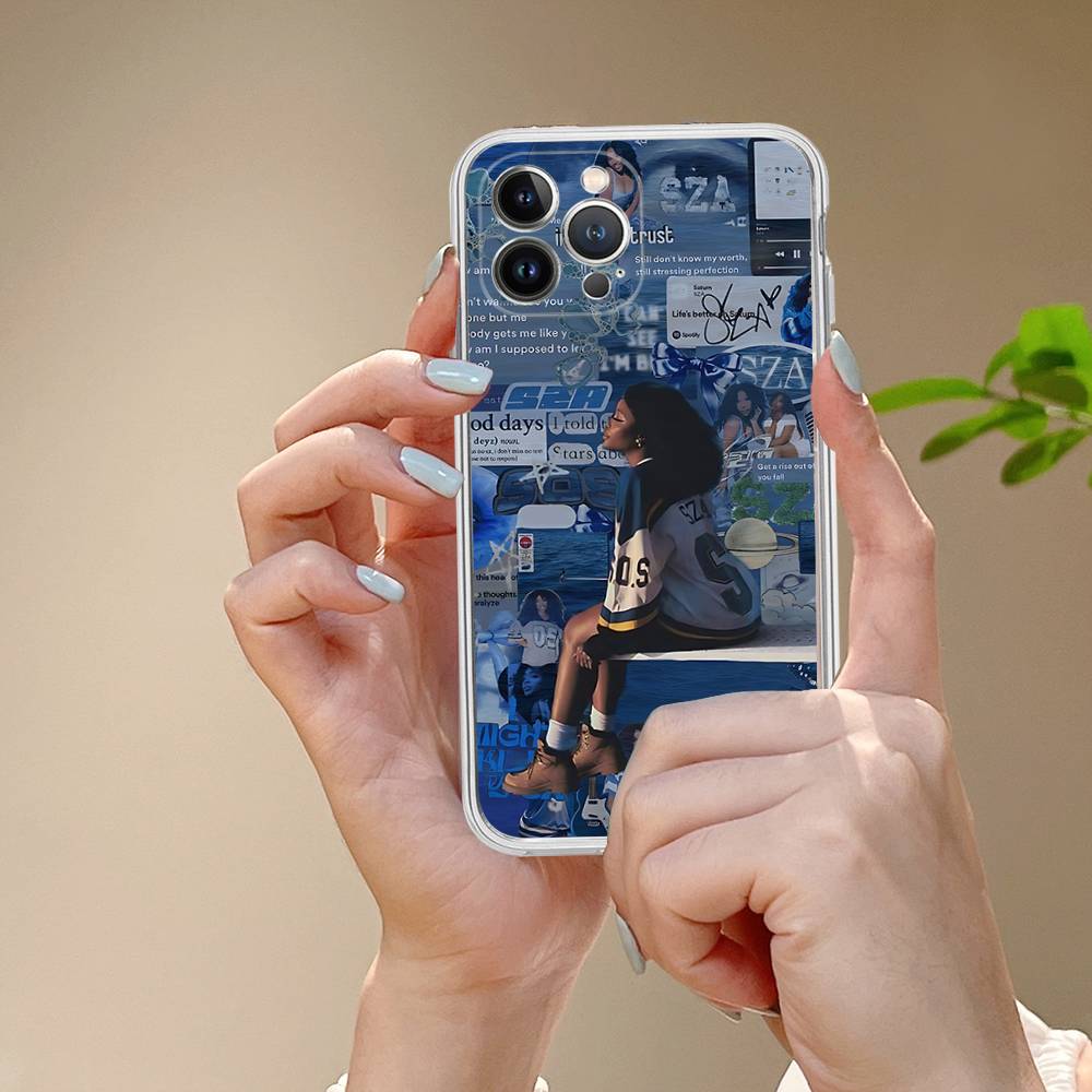Star Singer S-Sza Phone Case For IPhone 17 16 15 Plus 14 13 Mini 12 11 Pro Max Soft Shell Cover