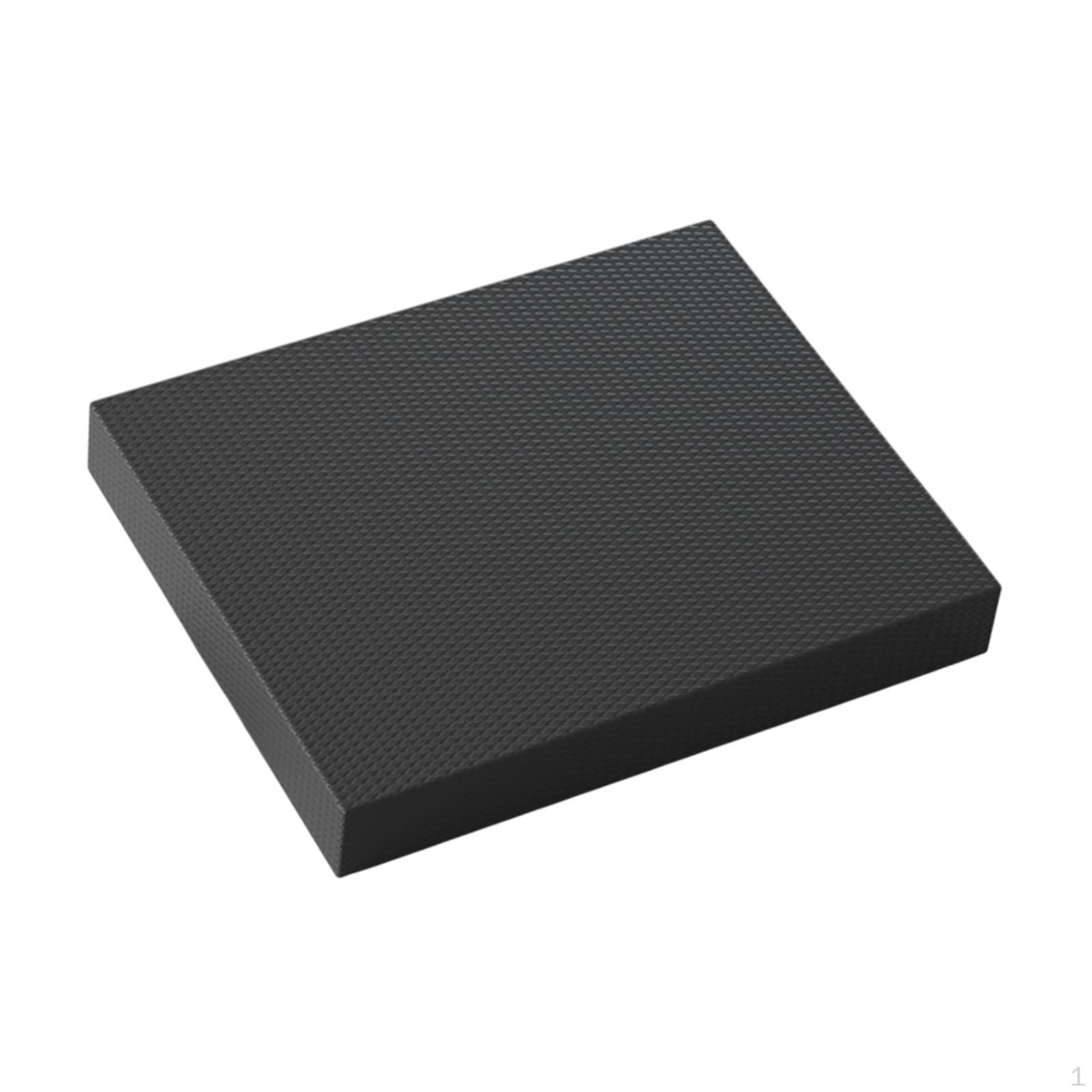 

Упражнение балансировочный коврик подушка противоскользящий толстый мягкий портативный коврик йога колено для фитнеса чёрный