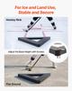 Triangle Hockey Passer, Heavy-Duty Multi-Angle Rebounder, Hockey Passing Aid, Passing & Stick Handling Trainer, Off-Ice & On-Ice Portable Equipment,