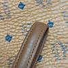 [Gebraucht] Monogramm-Print Reißverschluss Kunstleder Clutch Tasche Mittel - Gut #1NG942L