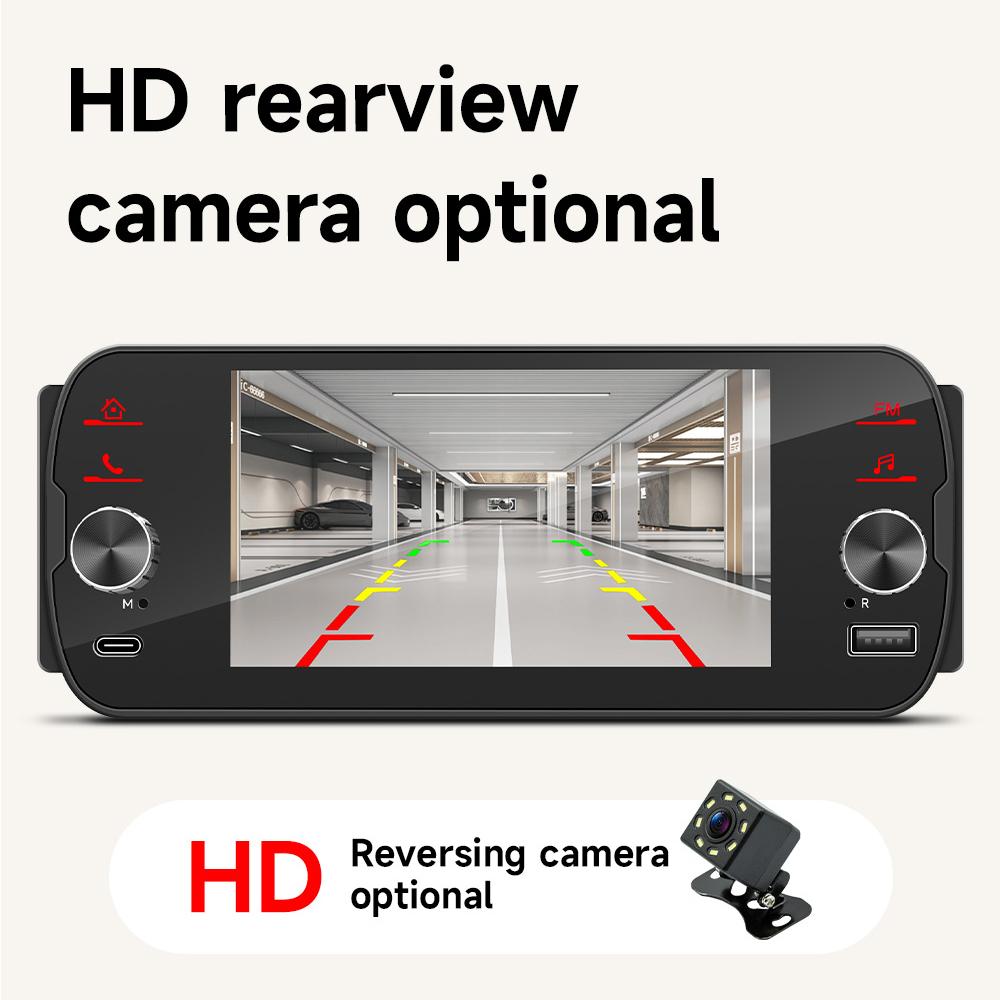 2026 Multifunctional 1 Din 5inch Car Radio Multimedia Mp5 Player Supports Wireless CarPlay Android-auto MorrirLink Car Stereo Bluetooth FM AM RDS USB