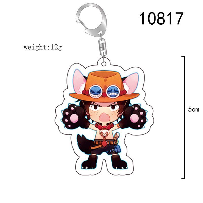Acrylic Keychain - Luffy, Zoro, Nami Anime Pendant