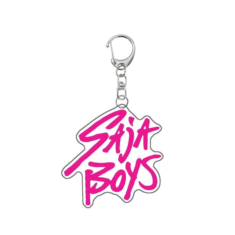 Demon Hunters Huntrix Kpop Saja Boys Acrylic Keychains Jewelry Rumi Zoey Jinu Mira Acrylic Pendant Keyring Decoration Fans Gifts