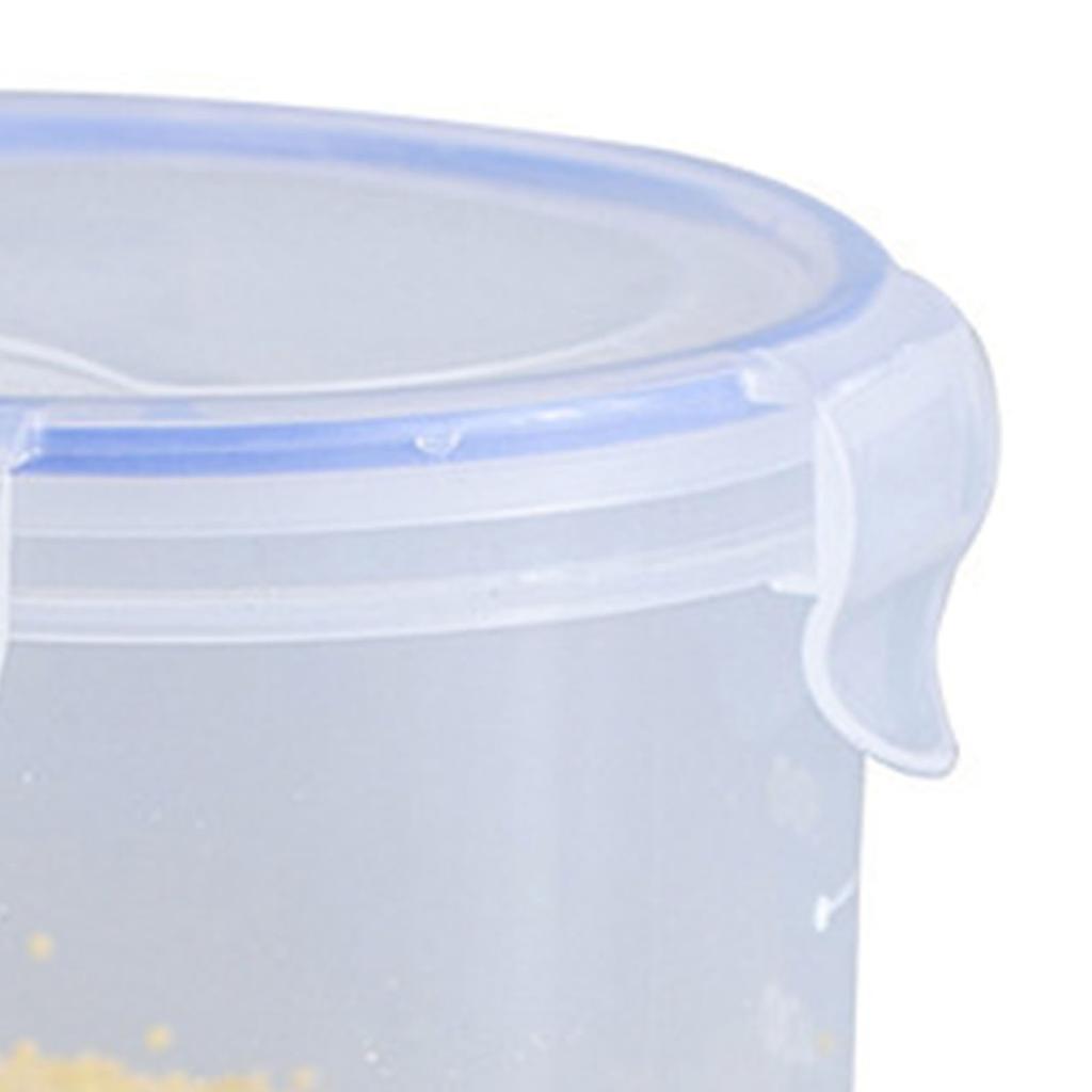 Sealed Canister Multifunctional Transparent Plastic Milk Powder Grains Cereal Storage Jar with Lid for Kitchen