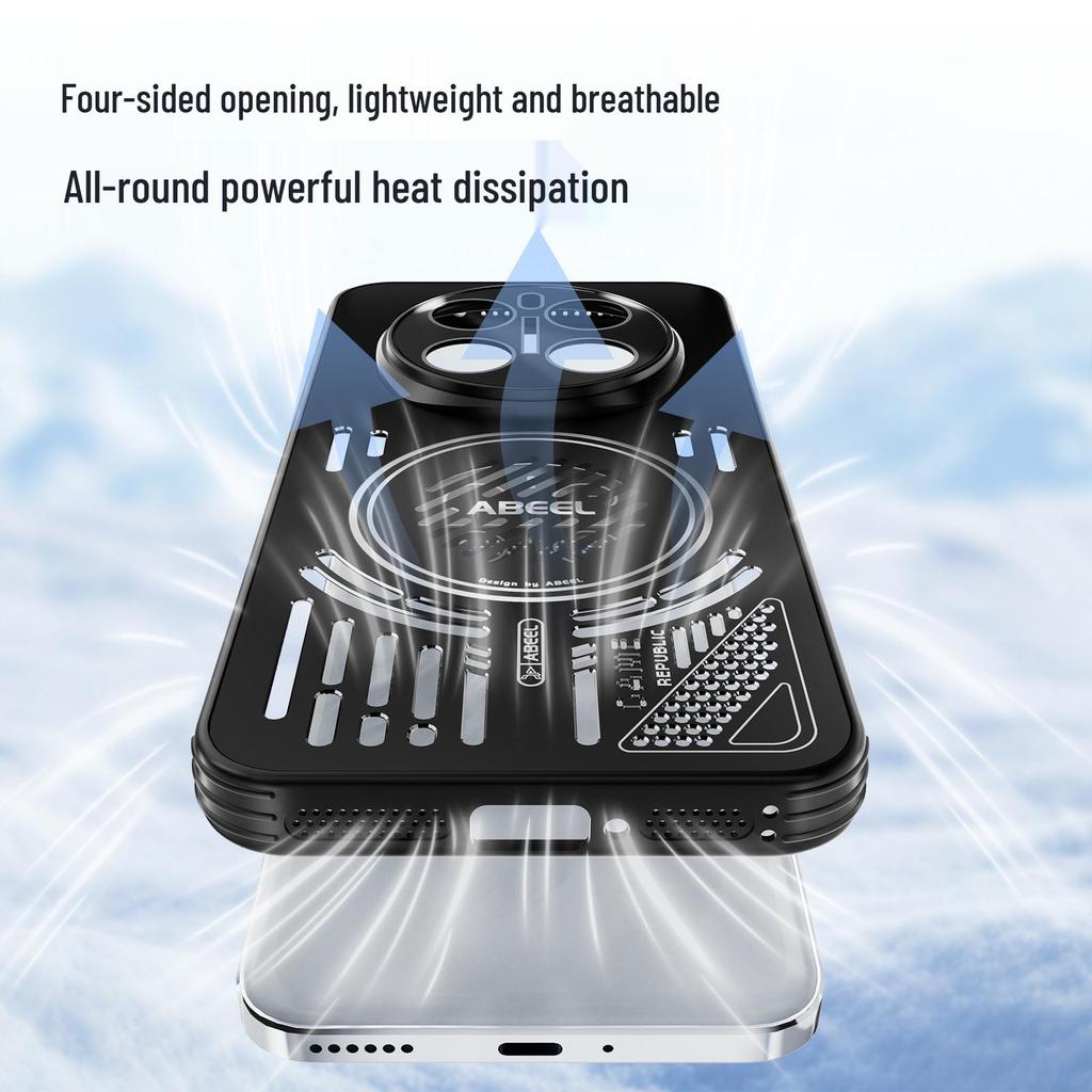 Ice Aluminum Magnetic Heat Dissipation Case for HONOR Magic 7 Pro - Drop-Proof Protective Cover