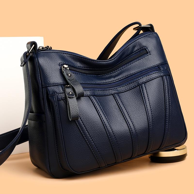 Luxury soft leather women's tote bag  large capacity  women's shoulder bags  designer bags