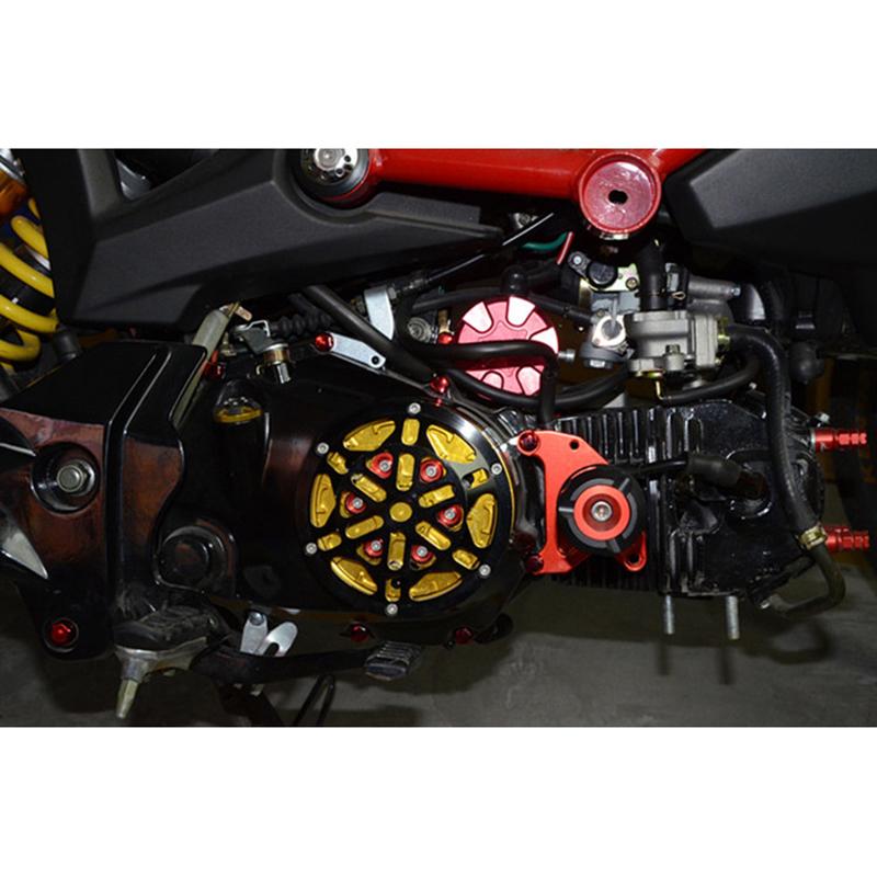 30 Stück Motorrad Schraubenkappen Abdeckungsset Motorroller Kopfschraube Mutter Bolzen Kappen Abdeckung Dekoration Motorrad Modifikationszubehör