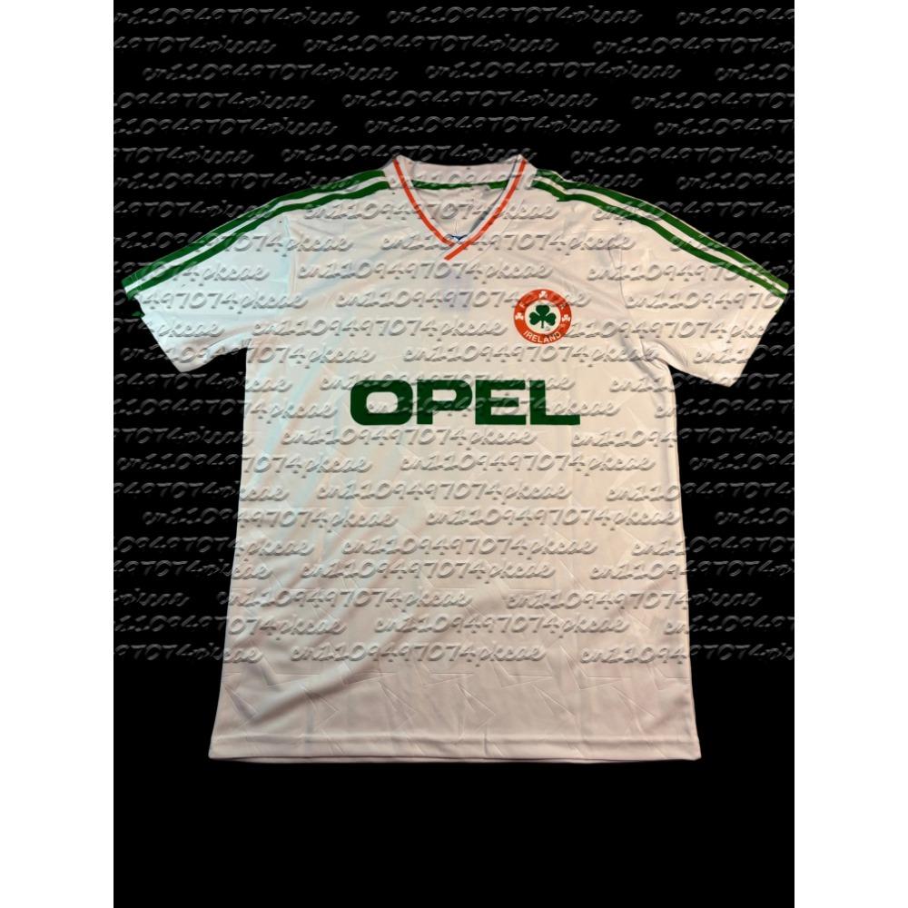 2026 Nuova Maglia da Calcio OPEL Retrò della Repubblica d'Irlanda per Bambini/Adulti Maglietta per Allenamento e Uso Quotidiano Abbinamento Familiare